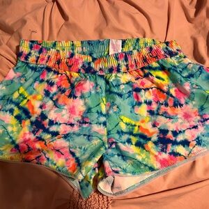 Colorful Tie-Dye Shorts